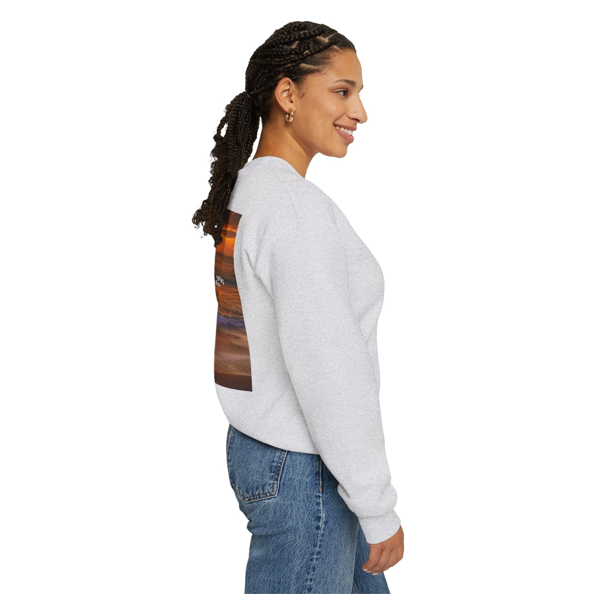 Bible Verse Unisex Heavy Blend™ Crewneck Sweatshirt - Isaiah 41 : 10 Printify