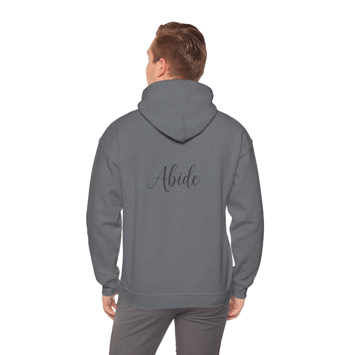 Abide Hoodie – Vine Wrapped John 15:5 Christian Hoodie for Cozy Devotion Printify
