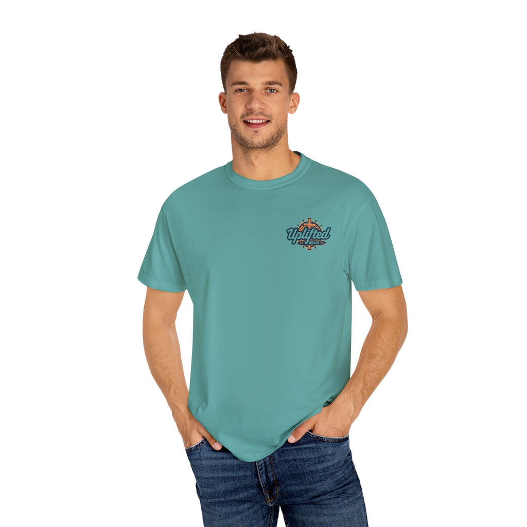 Bible Verse Unisex Garment-Dyed T-shirt - Isaiah 41 : 10 Printify