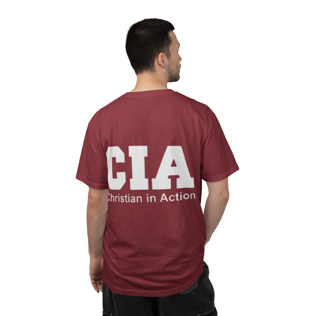 CIA Christian in Action T-shirt - Funny Faith Parody T-shirt - Mission Ready Apparel Printify