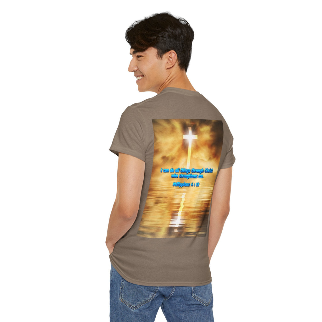 Bible Verse Unisex Tee - Philippians 4 : 13 Printify