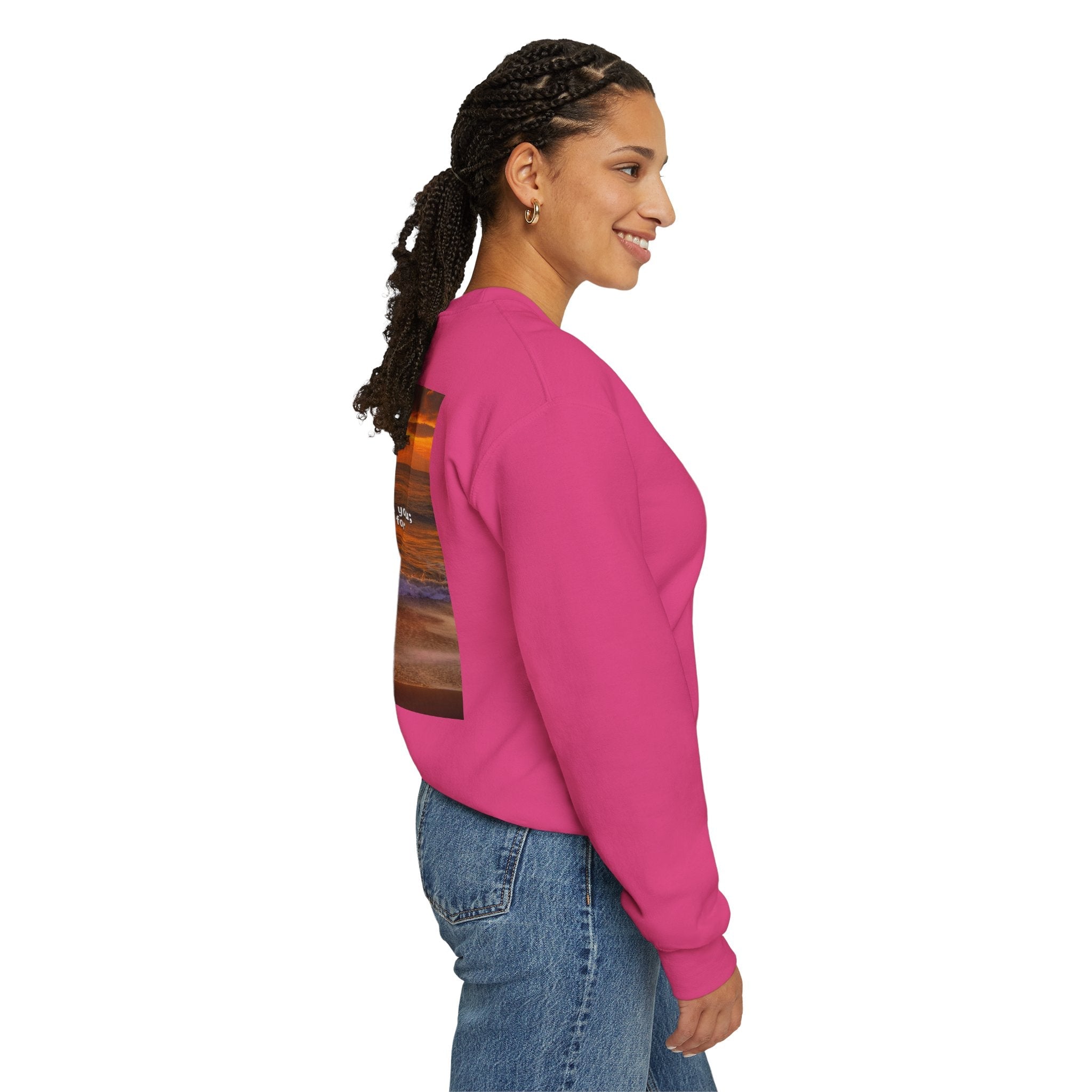 Bible Verse Unisex Heavy Blend™ Crewneck Sweatshirt - Isaiah 41 : 10 Printify
