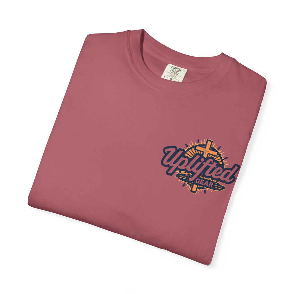 Trust in The Lord Proverbs 3:5-6 Biblical Design Unisex Garment-Dyed T-shirt Printify