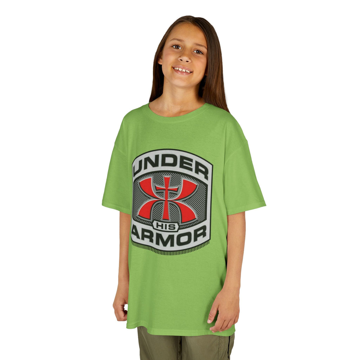 Under HIS Armor Christian T-Shirt — Faith-Inspired Under Armour Style Printify