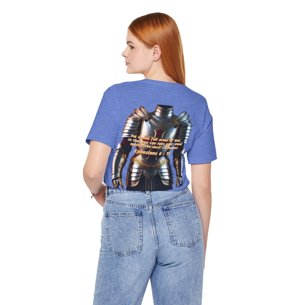 Religious Graphic Armor Of God Design - Unisex Jersey Short Sleeve Tee Printify
