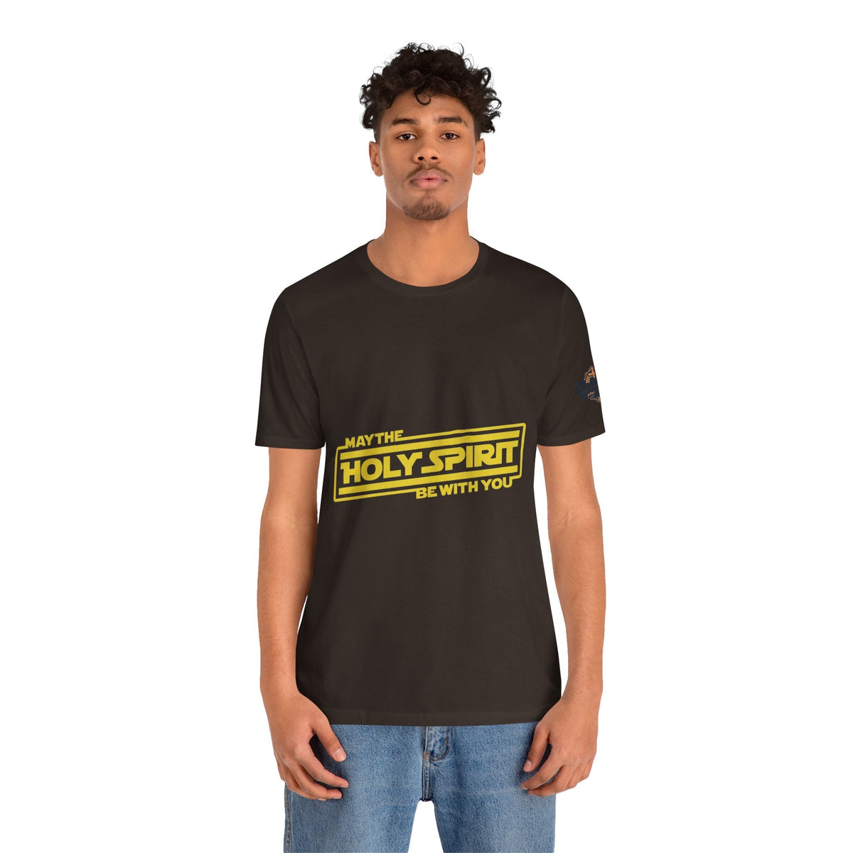 May the Holy Spirit Be With You T-shirt - Christian Star Wars Parody T-shirt Printify
