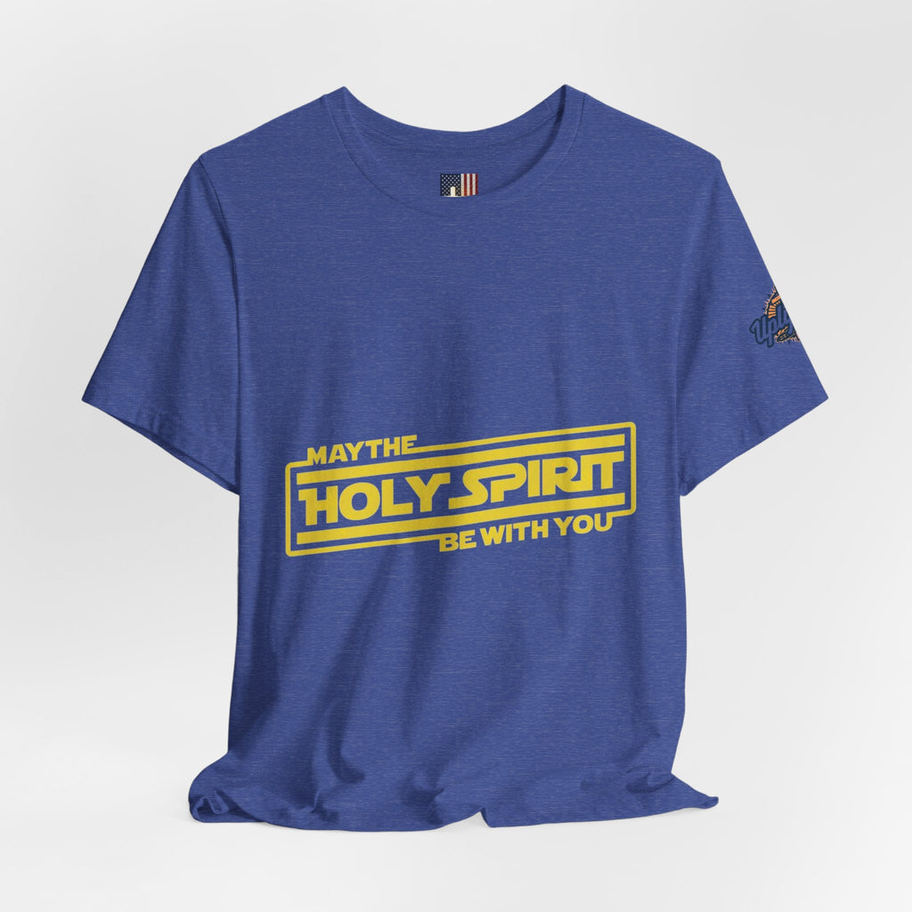 May the Holy Spirit Be With You T-shirt - Christian Star Wars Parody T-shirt Printify