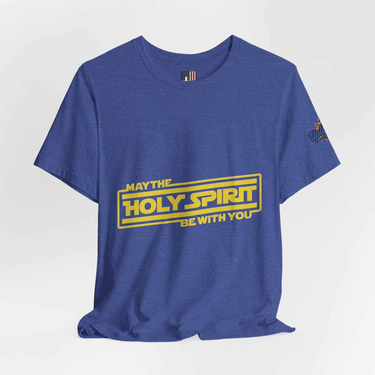 May the Holy Spirit Be With You T-shirt - Christian Star Wars Parody T-shirt Printify
