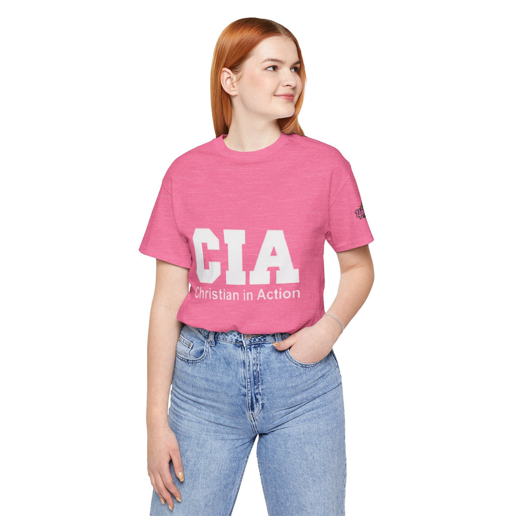 CIA Christian in Action T-shirt - Funny Faith Parody T-shirt - Mission Ready Apparel Printify