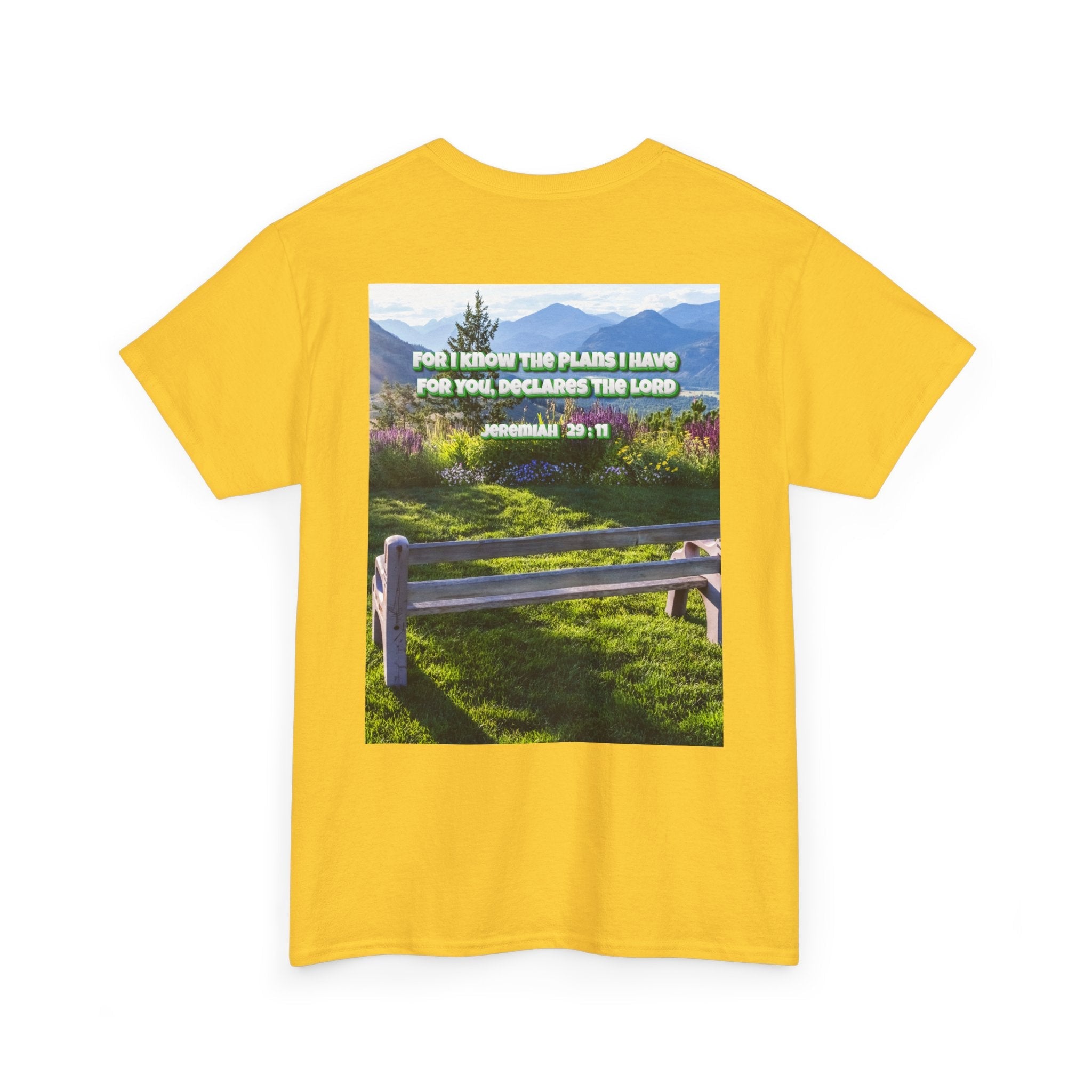 Bible Verse Unisex Tee -  Jeremiah 29 : 11 Printify