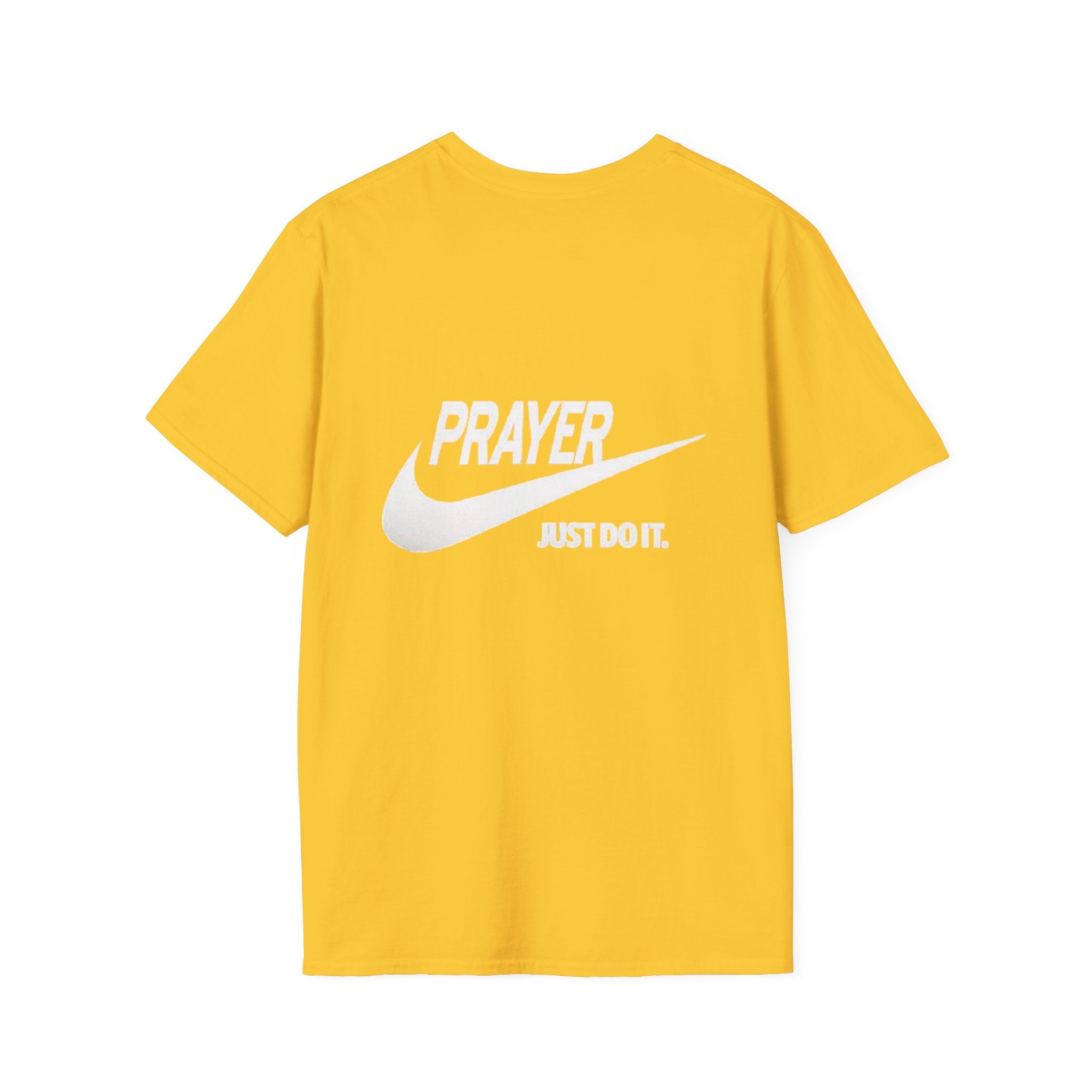 Prayer Just Do It T-shirt - Funny Christian Nike Parody T-shirt - Faith Gear Printify