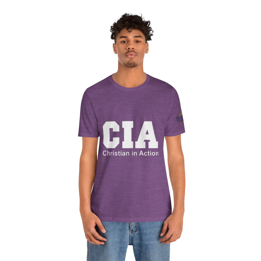 CIA Christian in Action T-shirt - Funny Faith Parody T-shirt - Mission Ready Apparel Printify