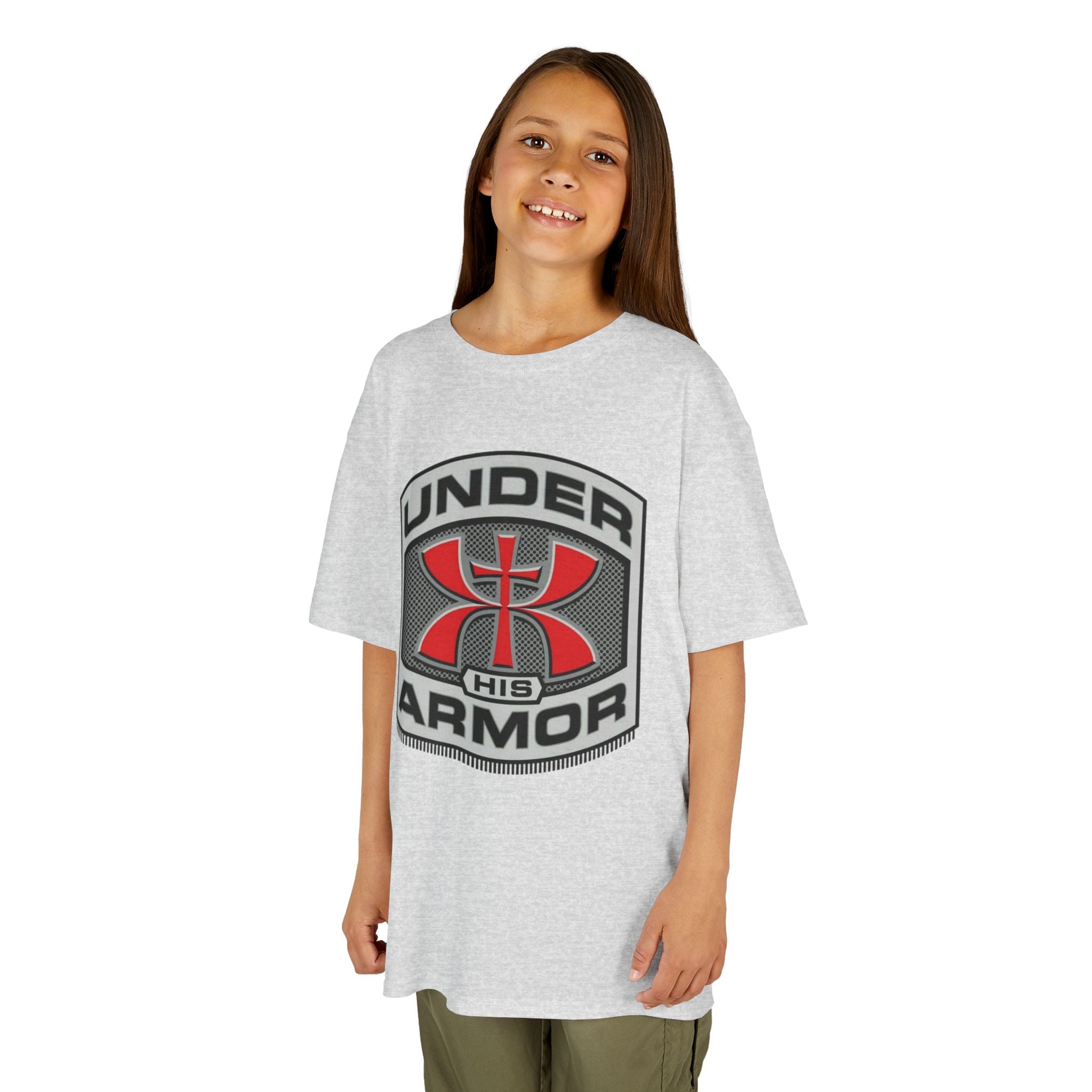 Under HIS Armor Christian T-Shirt — Faith-Inspired Under Armour Style Printify