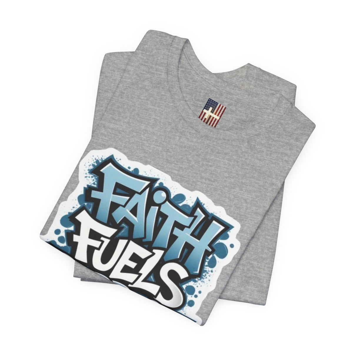 Faith Fuels Purpose T-shirt – Inspirational Christian T-shirt for Divine Drive & Unstoppable Belief Printify