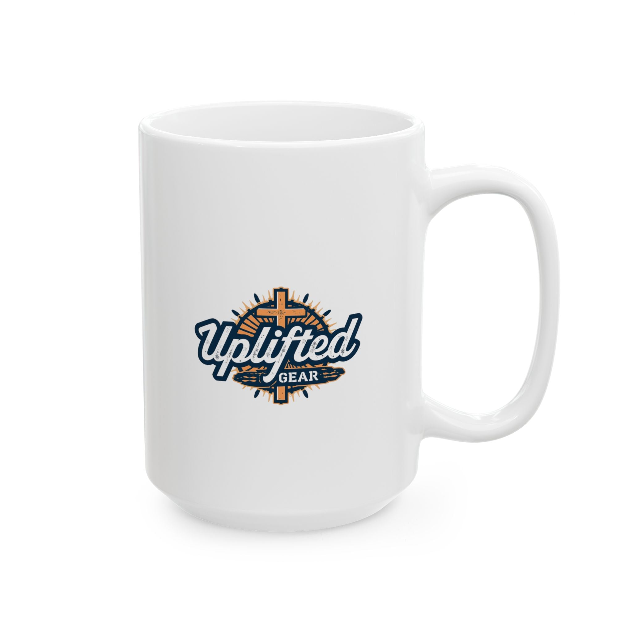 Christian Skull Coffee Mug — Crown of Thorns “Warrior Faith” (11/15 oz) Printify