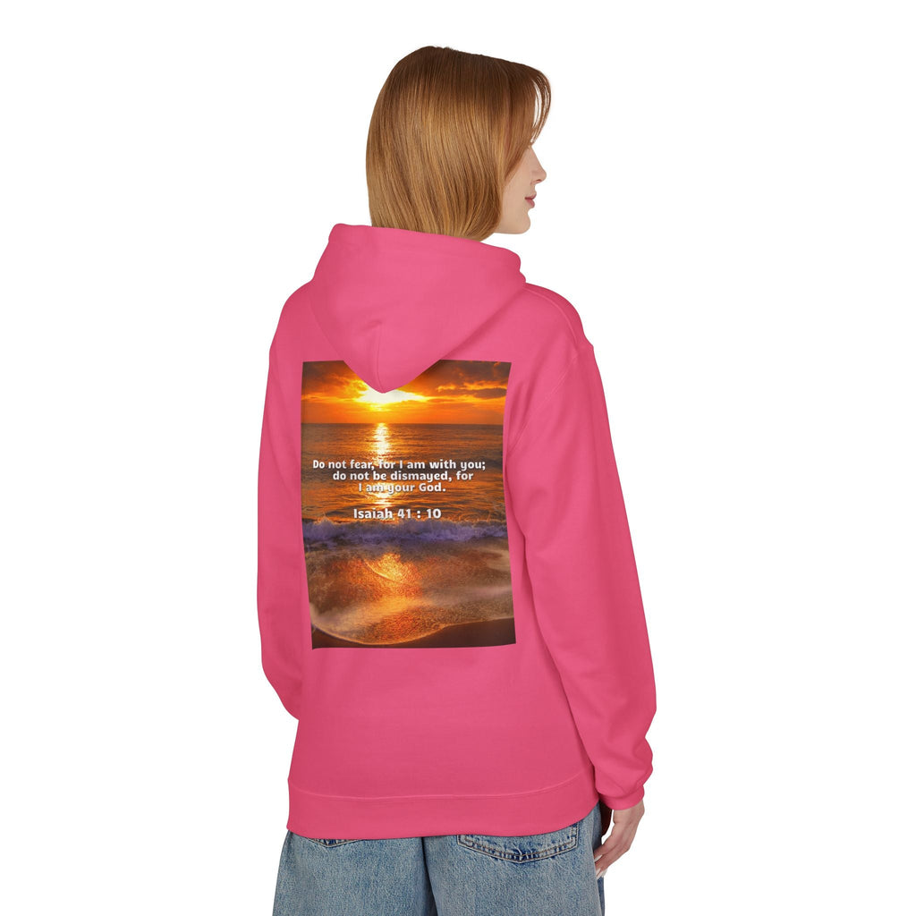 Hoodie - Isaiah 41:10 Bible Verse Religious Design Printify