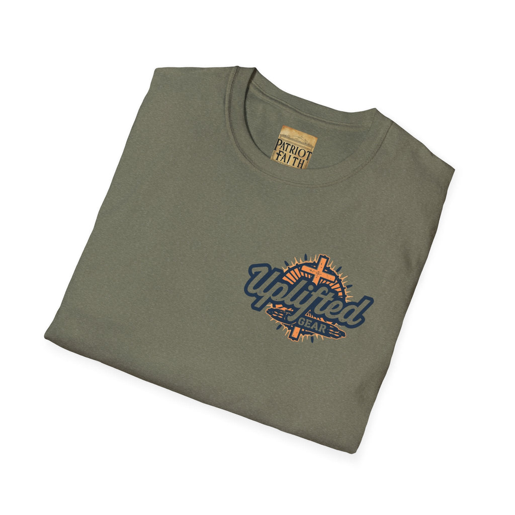 Religious Graphic Tee with Armor Of God Design - Unisex Softstyle T-Shirt Printify