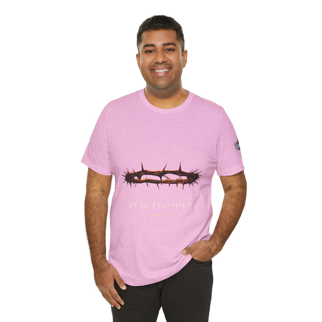 It Is Finished Crown of Thorns Tee — Christian John 19:30 Faith Shirt Printify