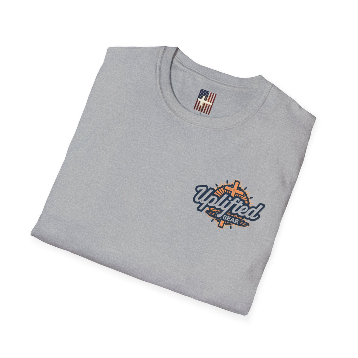 Jesus Is King T-shirt | Modern Typographic Cross Christian T-shirt Printify