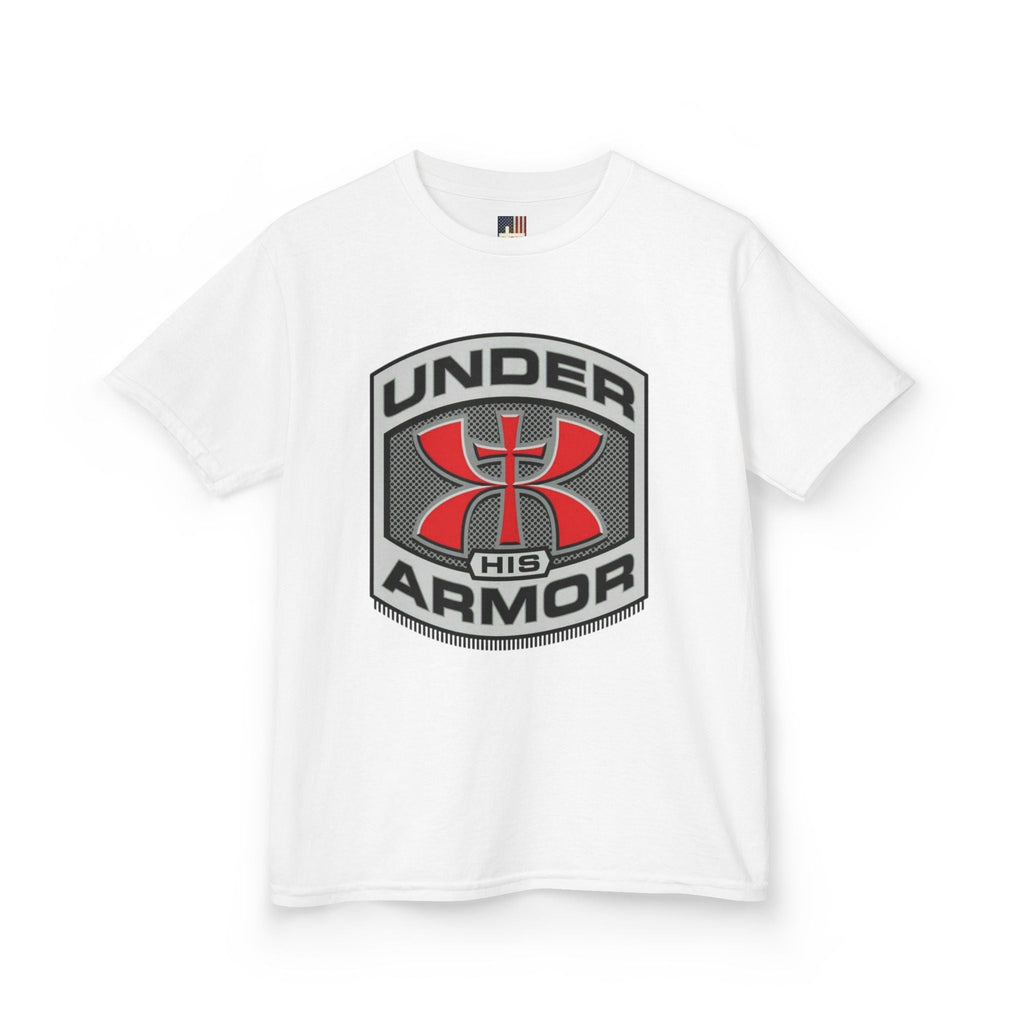 Under HIS Armor Christian T-Shirt — Faith-Inspired Under Armour Style Printify