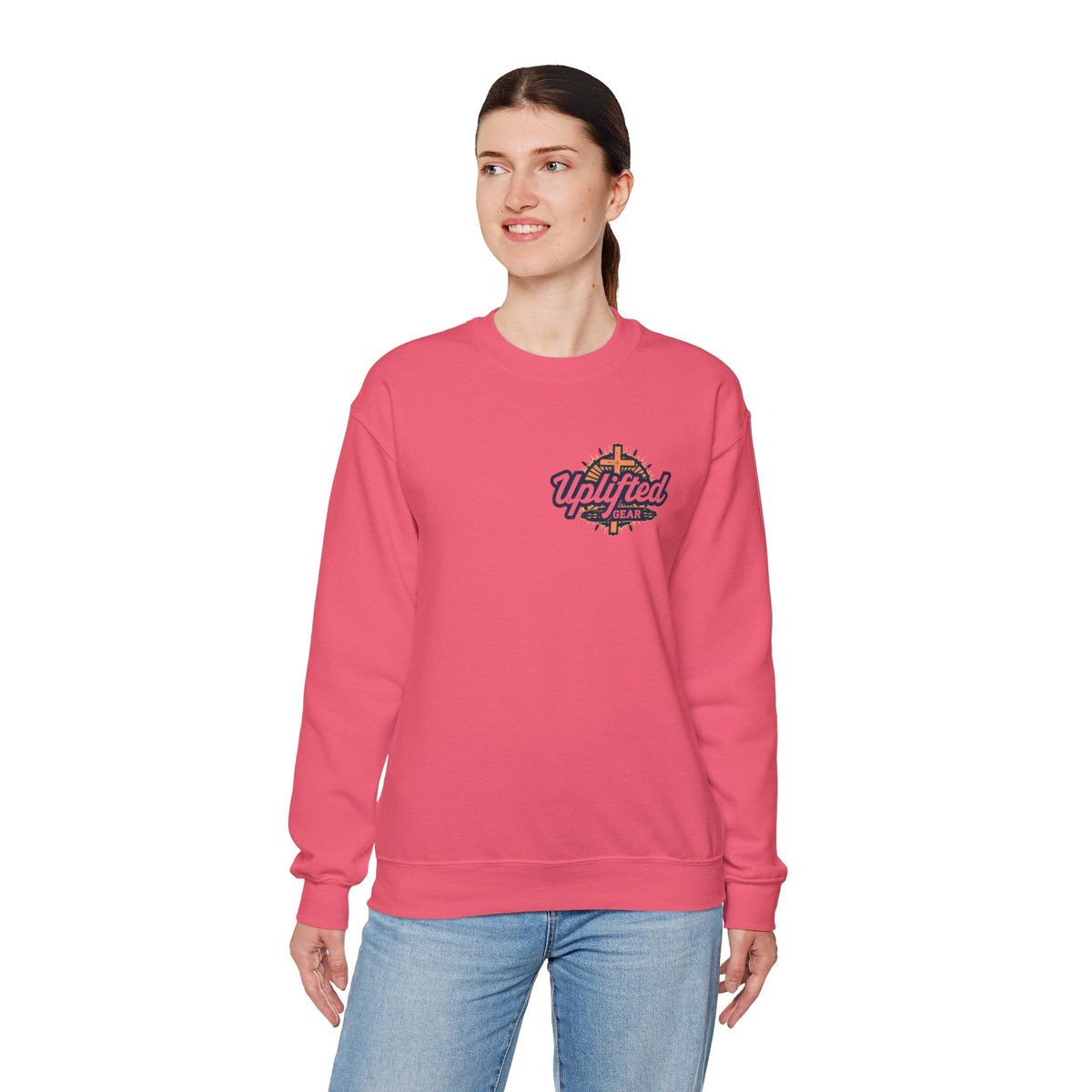 God Created Adam and Eve Sweatshirt – Biblical Truth Christian Sweatshirt for Unshakable Faith Printify