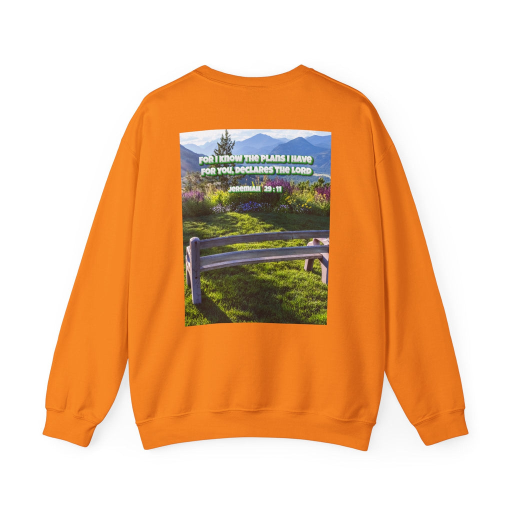 Bible Verse Unisex Heavy Blend™ Crewneck Sweatshirt -  Jeremiah 29 : 11 Printify