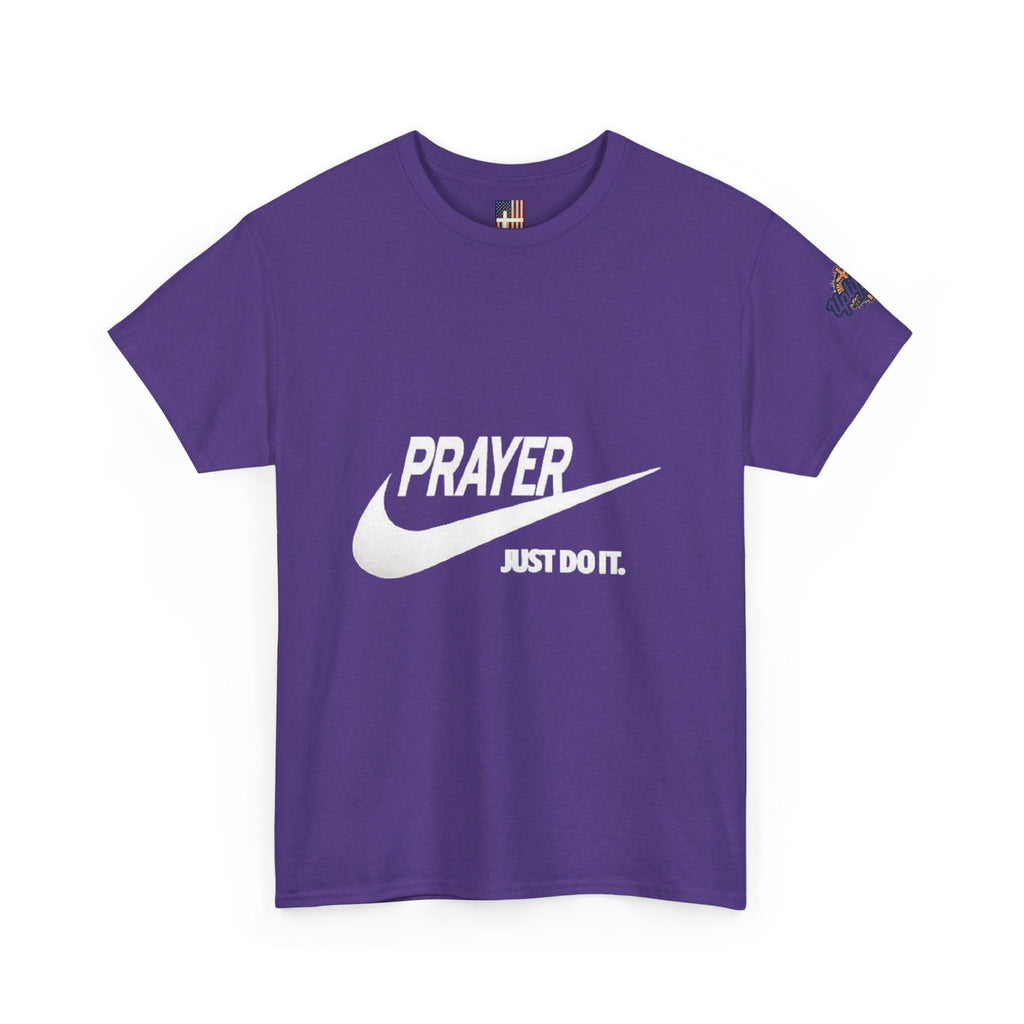 Prayer Just Do It T-shirt - Funny Christian Nike Parody T-shirt - Faith Gear Printify