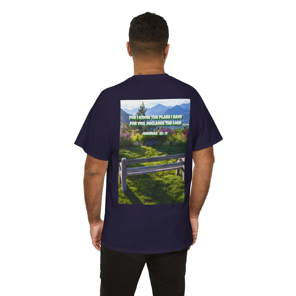 Bible Verse Unisex Tee -  Jeremiah 29 : 11 Printify