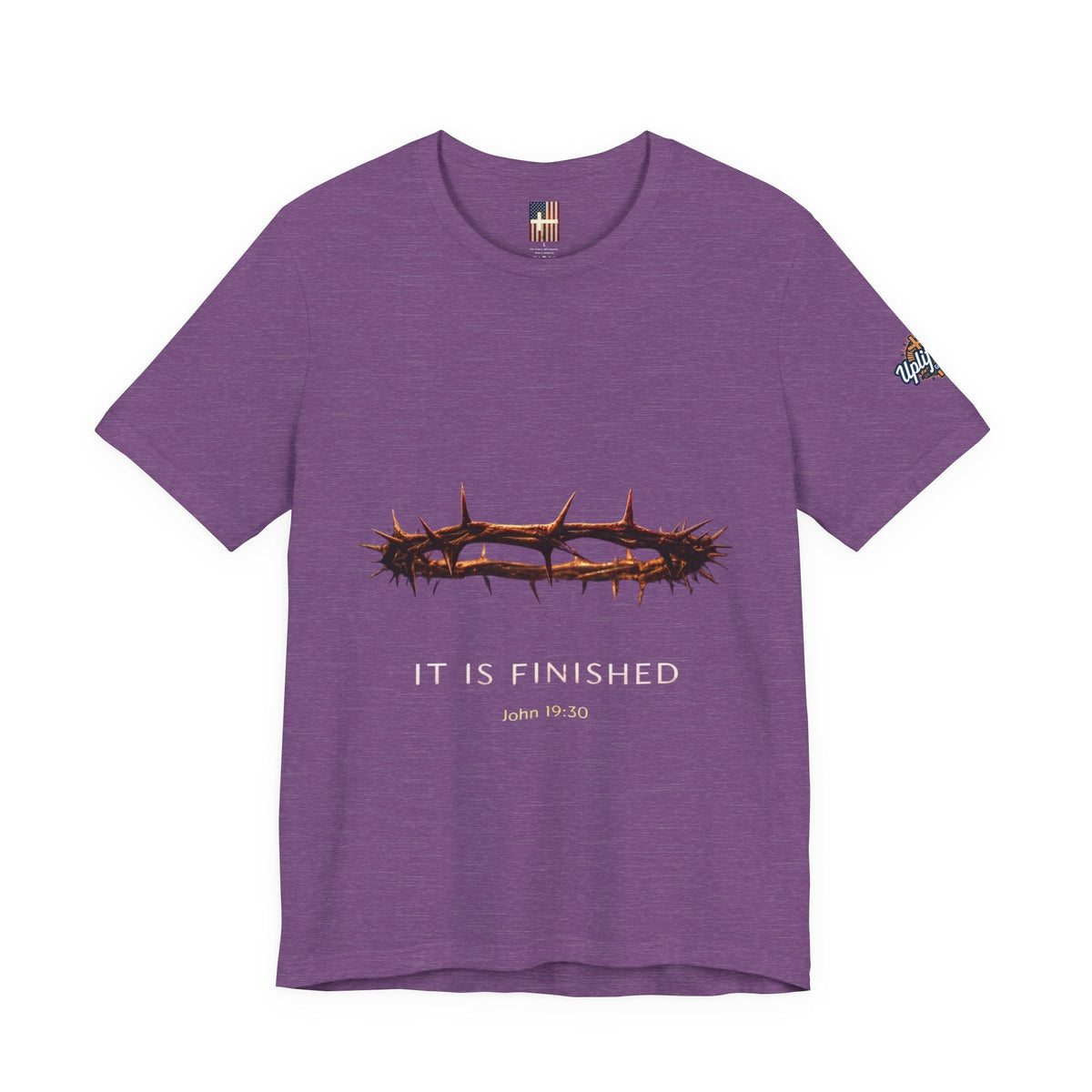 It Is Finished Crown of Thorns Tee — Christian John 19:30 Faith Shirt Printify