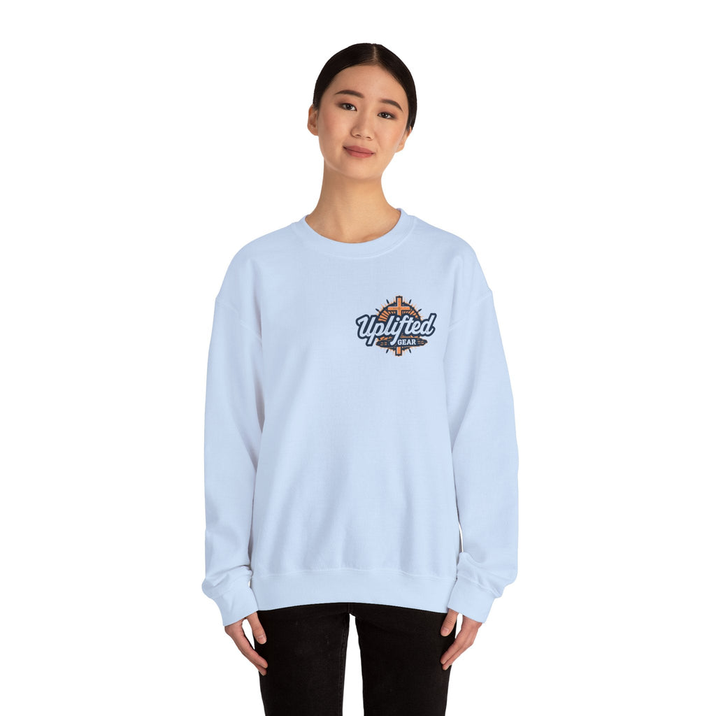 Unique Unicorn Sweatshirt – Rainbow Cross Psalm 139:14 Christian Sweatshirt for Wonderfully Made Printify