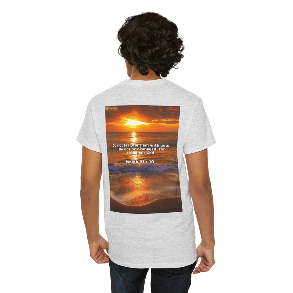 Bible Verse Unisex Tee -  Isaiah 41 : 10 Printify