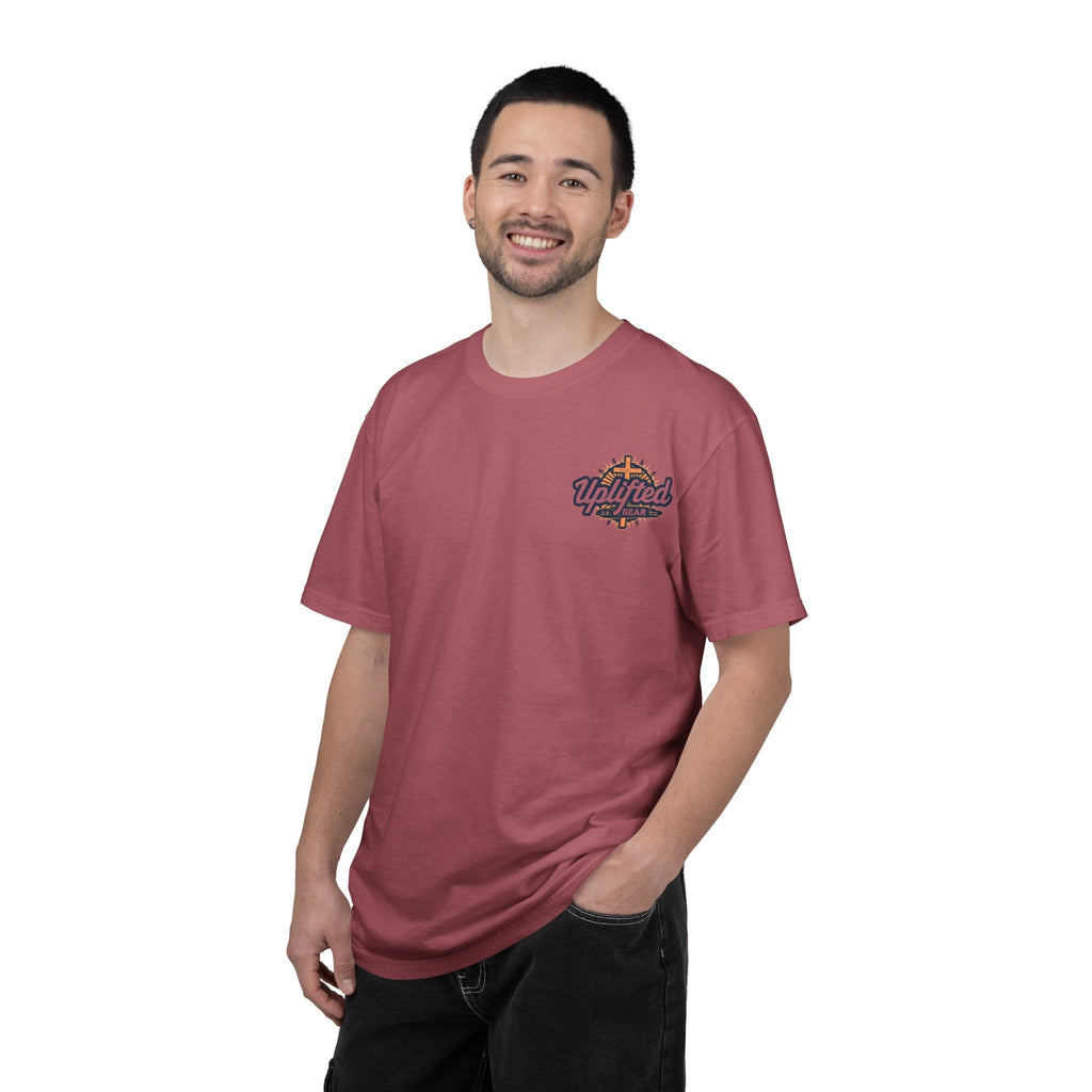 Jesus Is King T-shirt | Modern Typographic Cross Christian T-shirt Printify