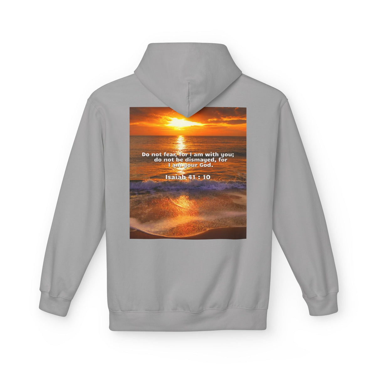Hoodie - Isaiah 41:10 Bible Verse Religious Design Printify