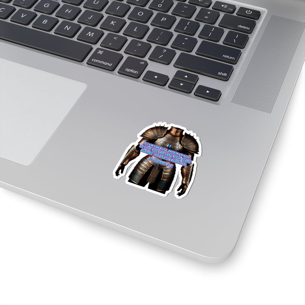 Religious Graphic Armor Of God Design - Kiss-Cut Stickers Printify