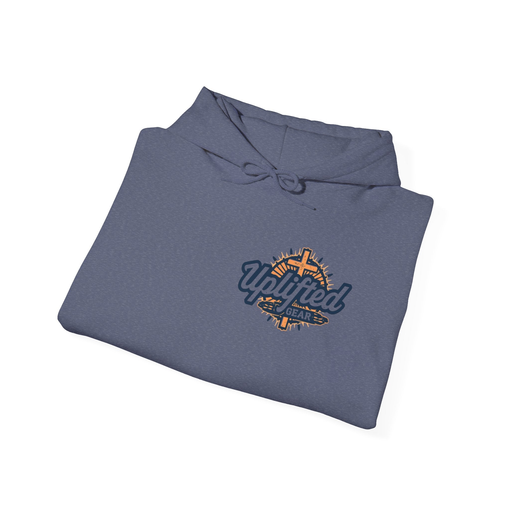 Christ is King Hoodie – Bold Crown & Cross Christian Sweatshirt for Unshakable Faith Printify