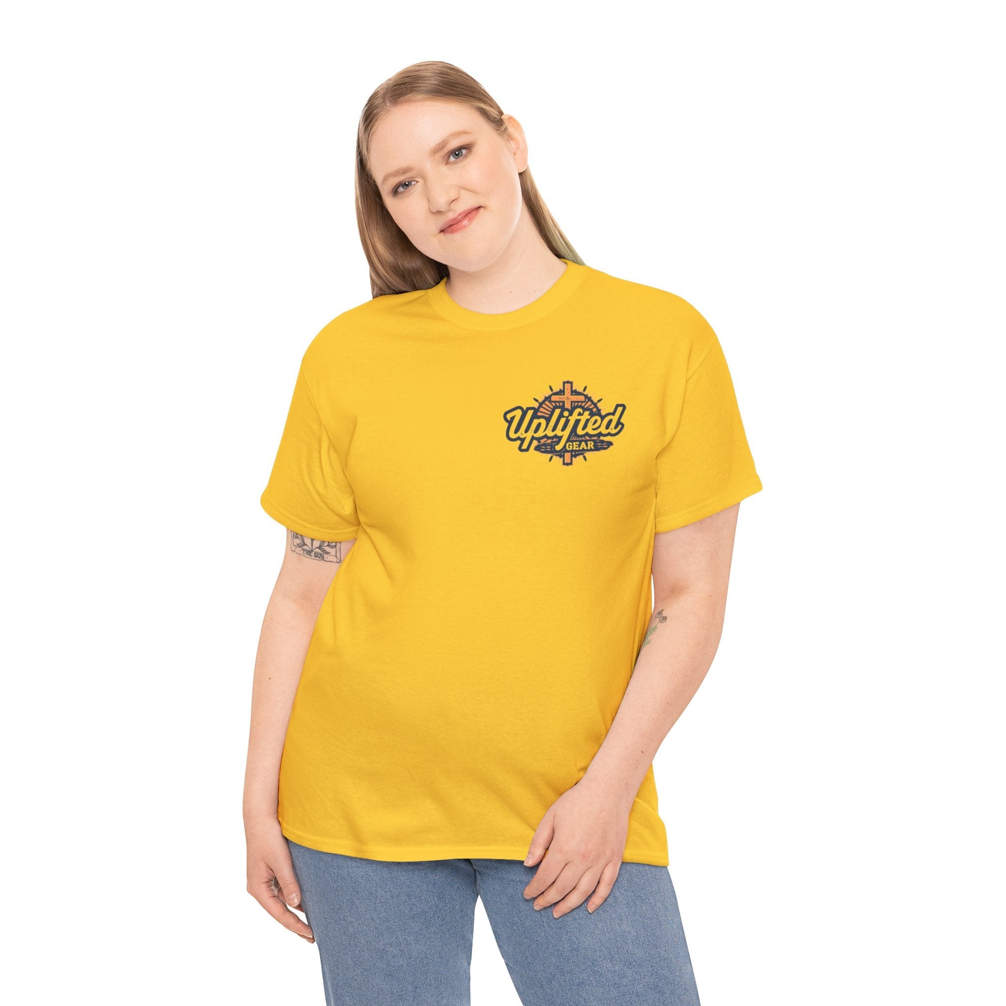 Trust in The Lord Proverbs 3:5-6 Biblical Design Unisex Heavy Cotton Tee Printify