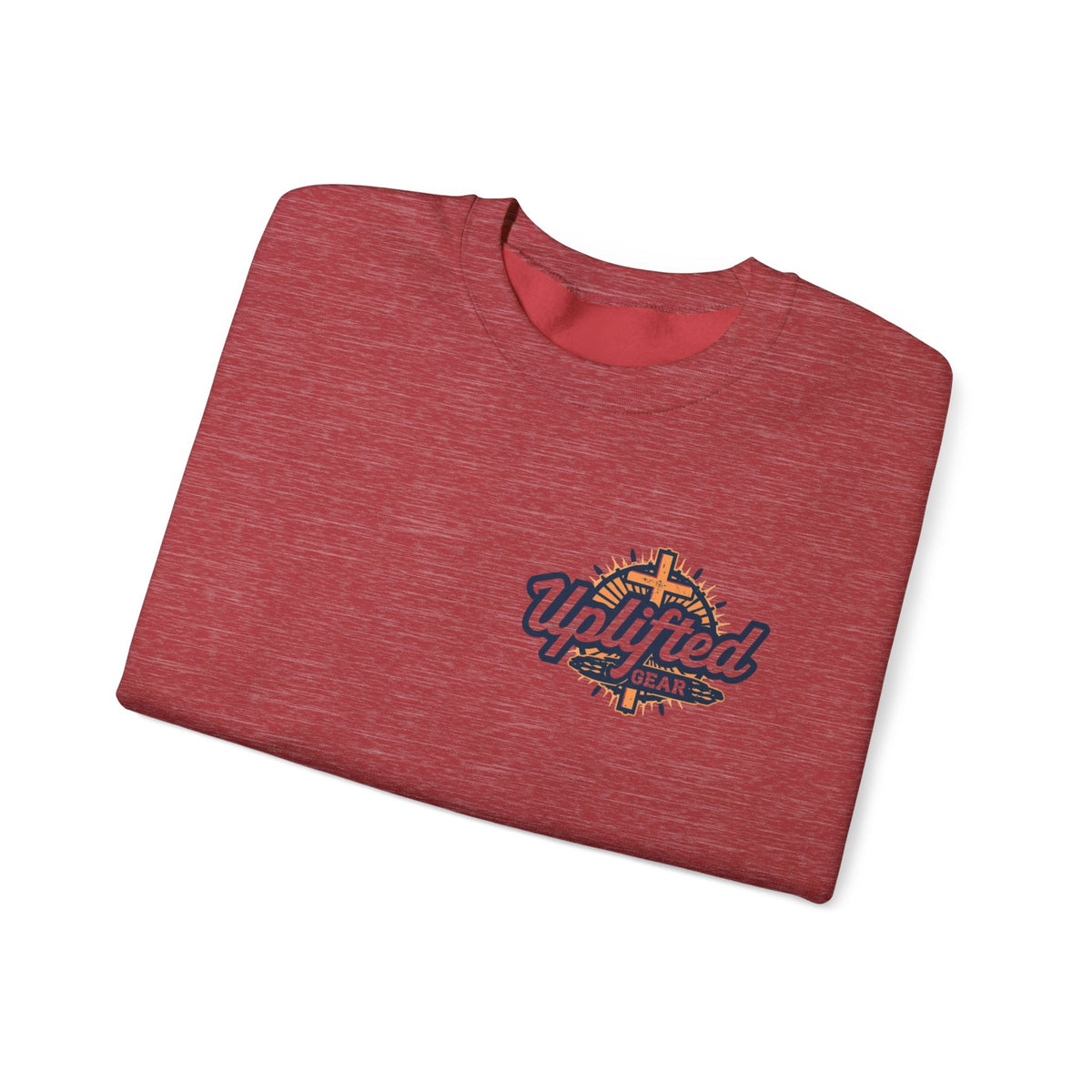 Uplifted Gear Christian Logo Sweatshirt Printify