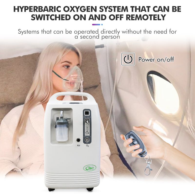 Oxy-Air Soft Sitting Hyperbaric Chamber 1.3-1.5ATA LifeMed USA