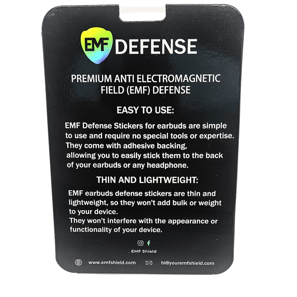 EMF Defense Shields for Headphones & Ear Buds Your Emf Shield