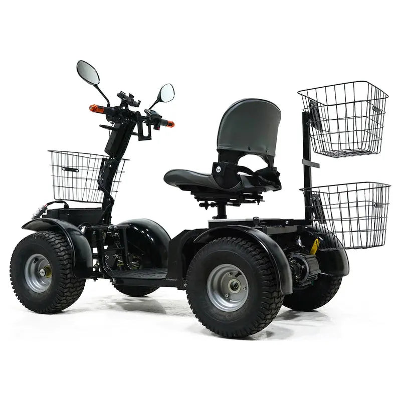 Green Transporter Cheeta Ninja All-Terrain Mobility Scooter 48V/20Ah 1100W 4-Wheel LifeMed USA