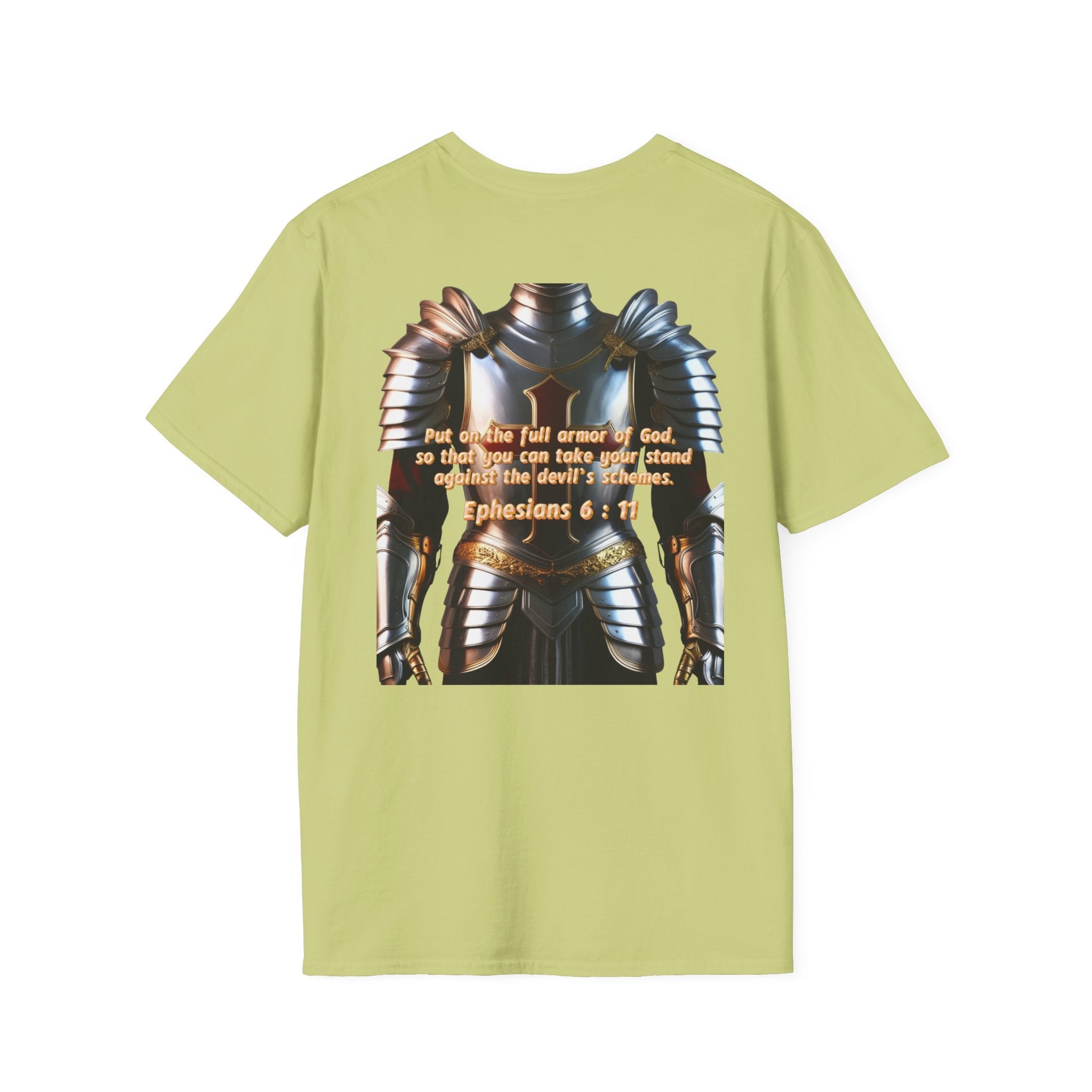Religious Graphic Armor Of God Design - Unisex Softstyle T-Shirt Printify