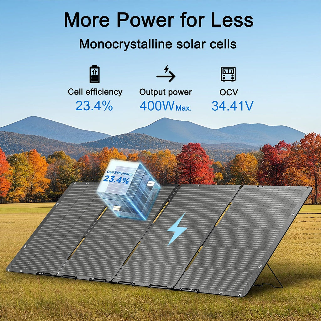 Nature's Generator 400W Folding Solar Panel Nature's Generator
