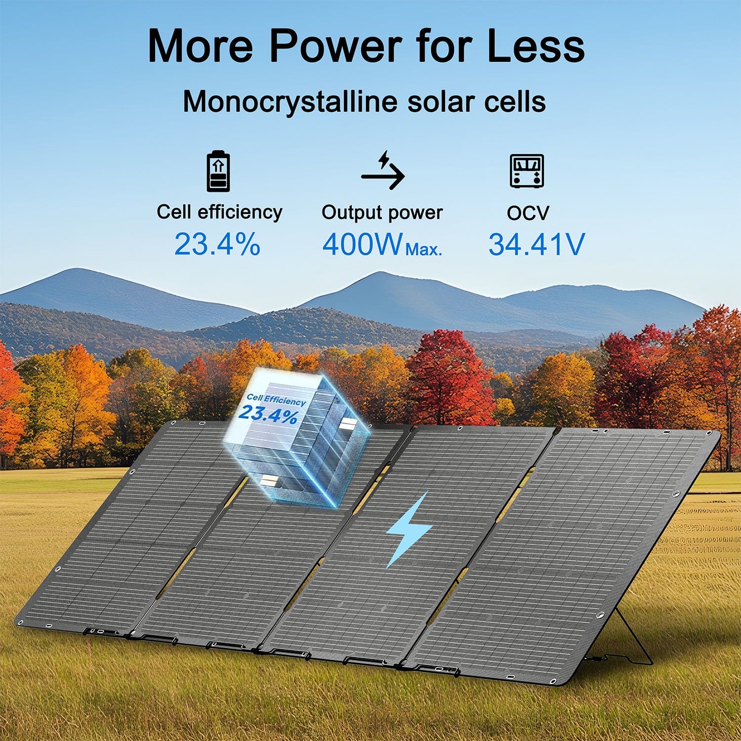 Nature's Generator 400W Folding Solar Panel Nature's Generator