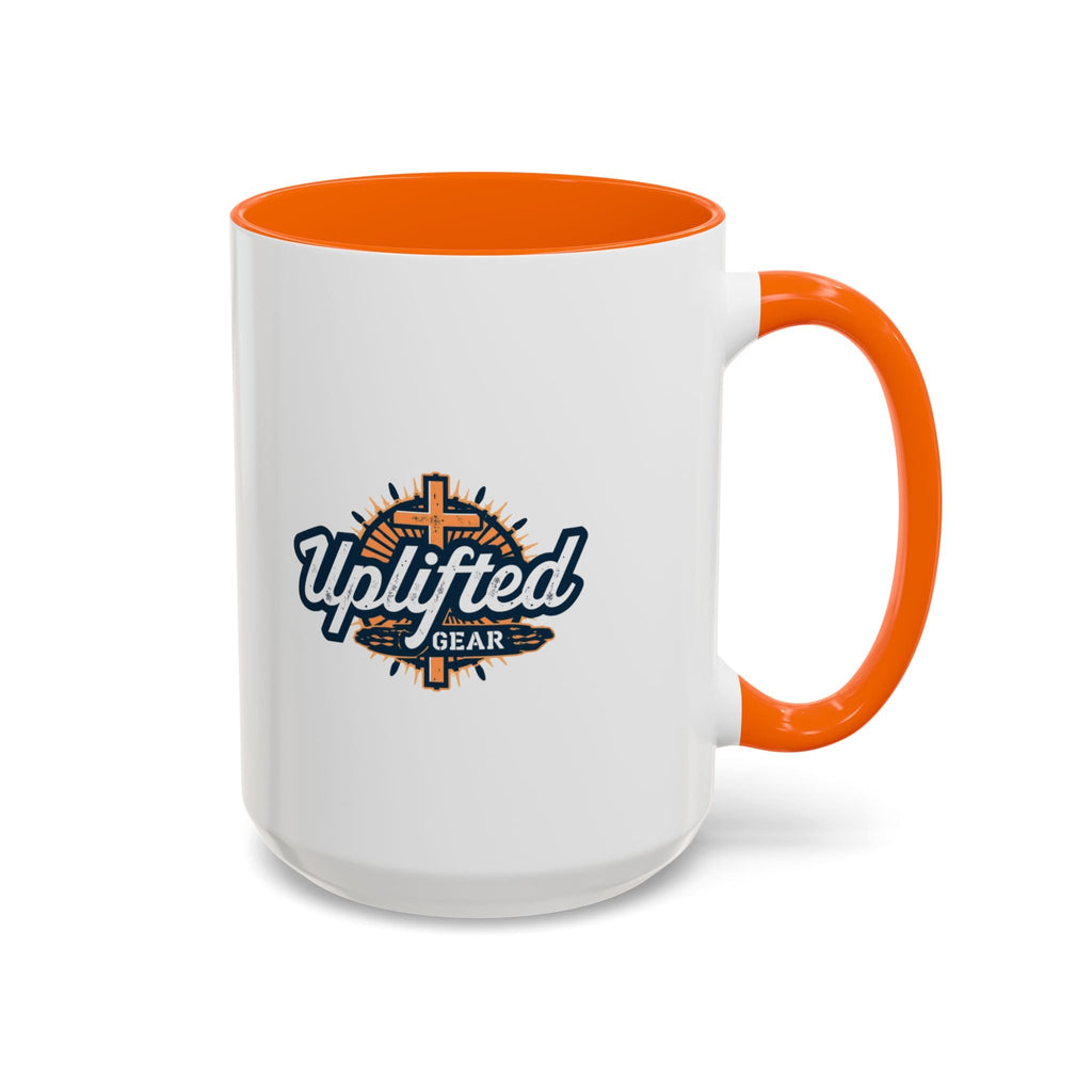 Funny Christian Coffee Mug — “Give God Control, HE Delivers” Accent Mug (11/15oz) Printify