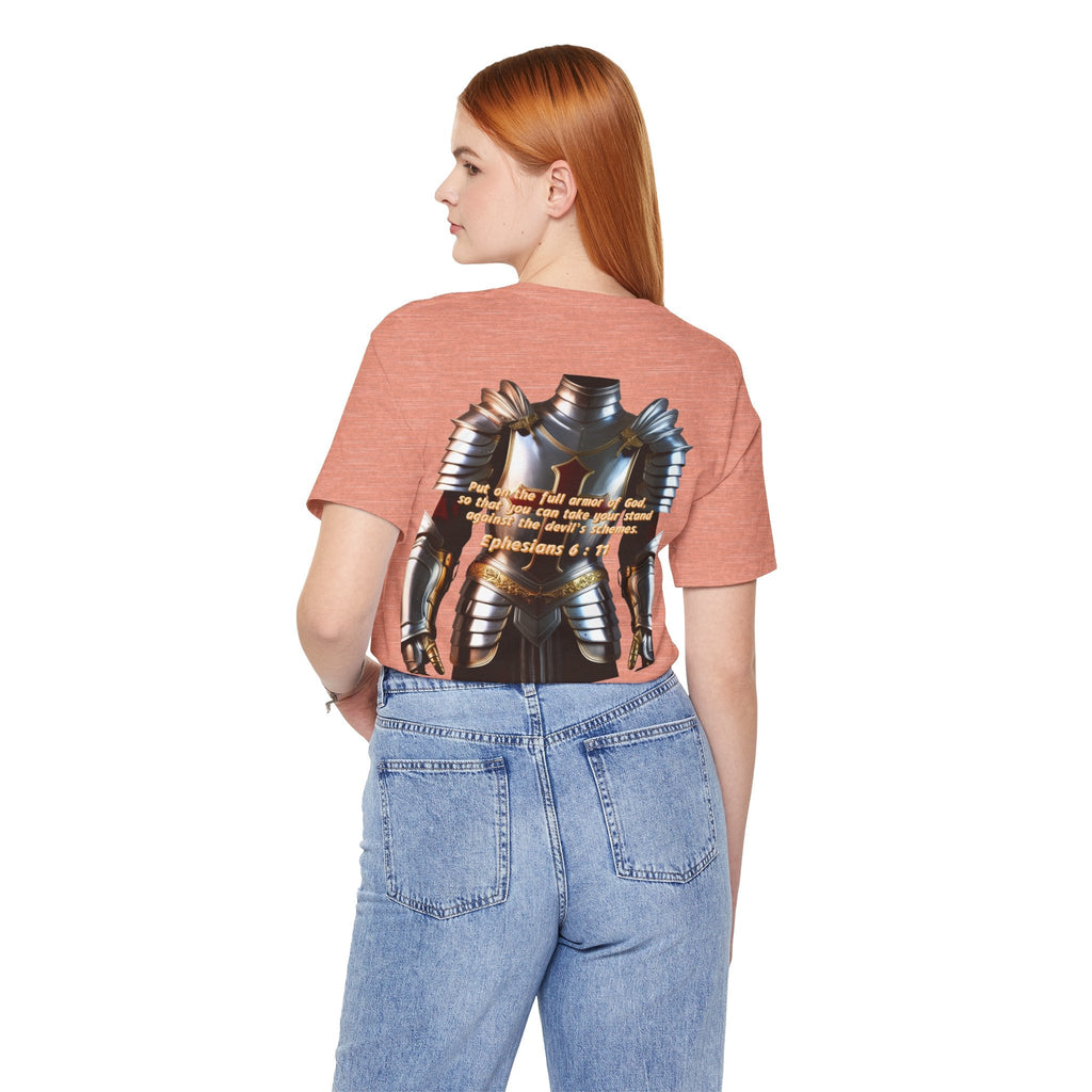 Religious Graphic Armor Of God Design - Unisex Jersey Short Sleeve Tee Printify