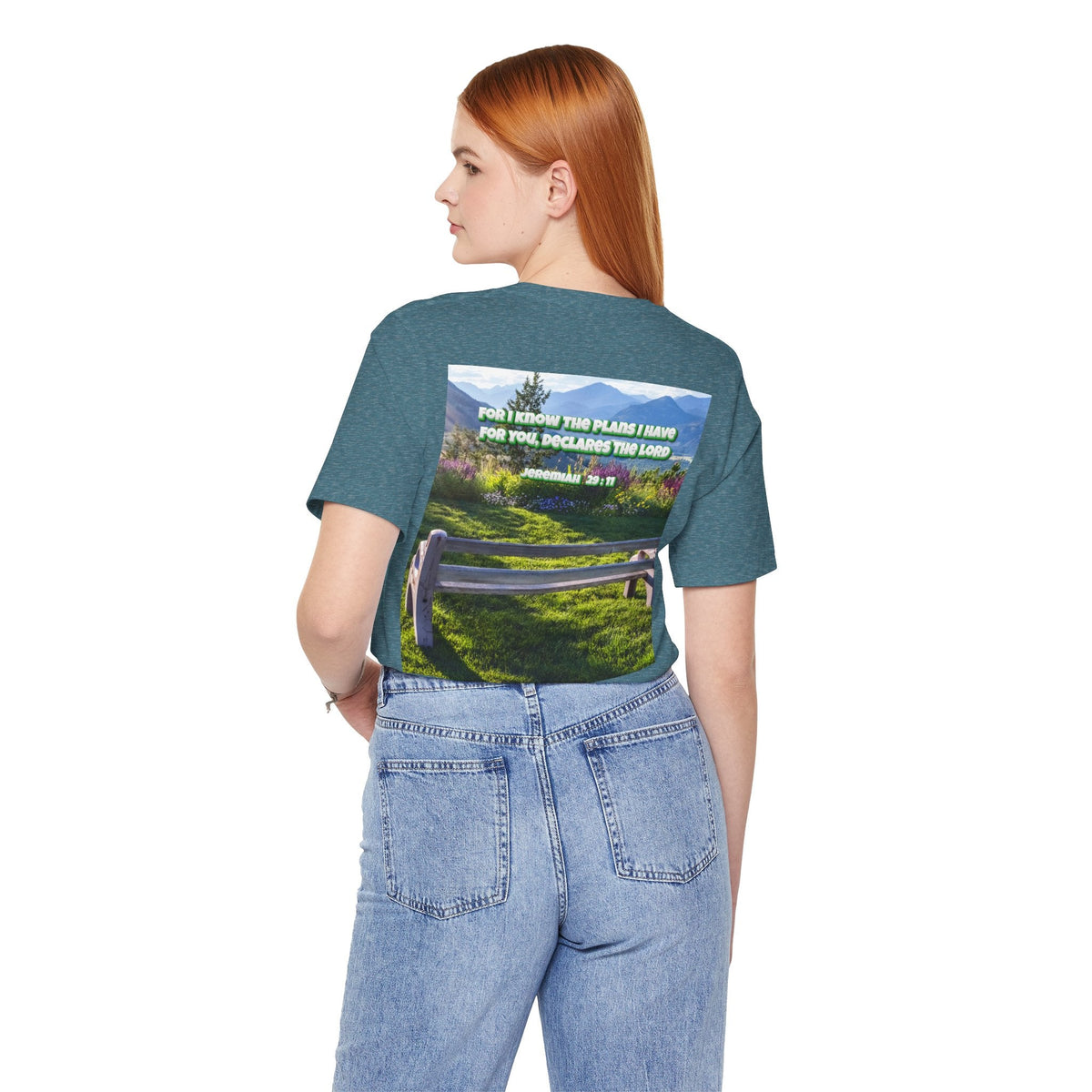 Bible Verse Unisex Tee - Jeremiah 29 : 11 Printify