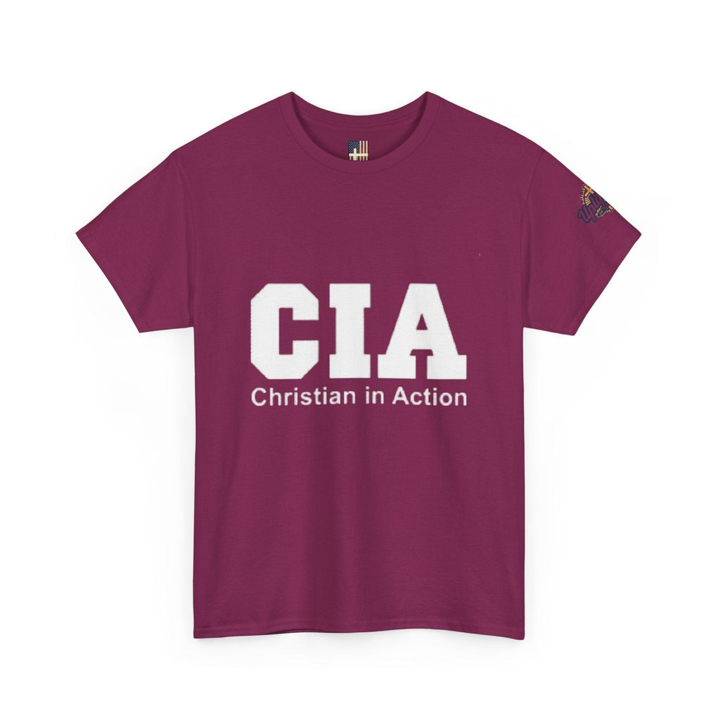 CIA Christian in Action T-shirt - Funny Faith Parody T-shirt - Mission Ready Apparel Printify