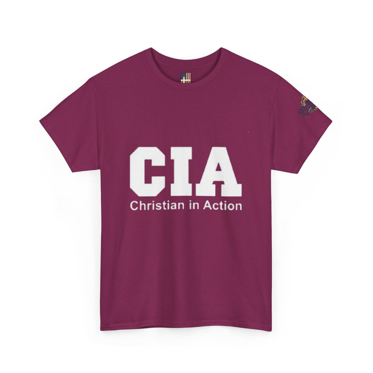 CIA Christian in Action T-shirt - Funny Faith Parody T-shirt - Mission Ready Apparel Printify