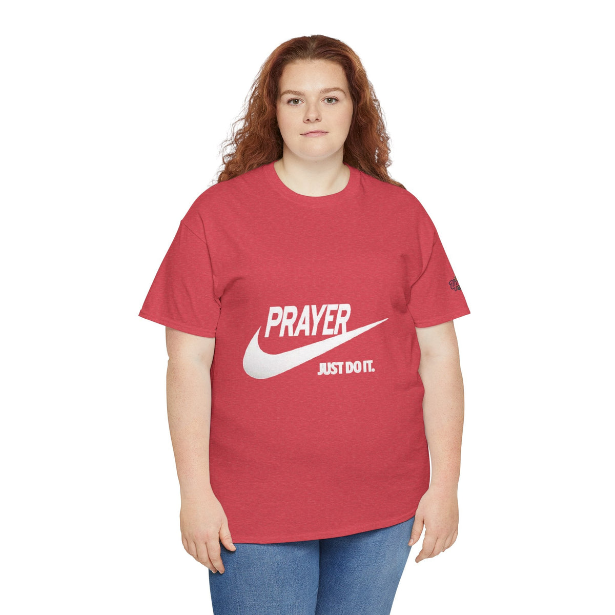 Prayer Just Do It T-shirt - Funny Christian Nike Parody T-shirt - Faith Gear Printify