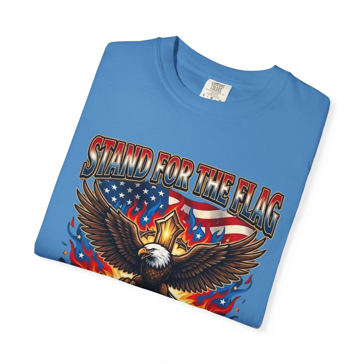 Stand for the Flag Kneel for the Cross T-shirt | Patriotic Eagle T-shirt Printify